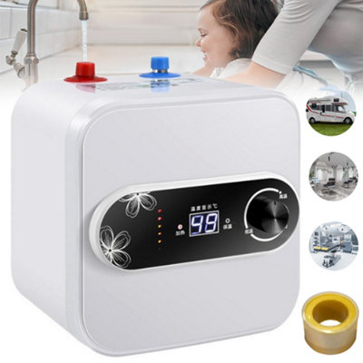 1.5KW Electric Instant Hot Water Heater Under Sink Small Water Tank ...