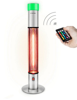 1.5kW Floor Standing Infrared Heater - Low Glare & 16 LED Colours Price Comparisons | Compare The Build