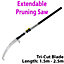 1.5m 2.5m Extendable Pruning Saw Garden Bush Branch Twig Cut Tool Allotment