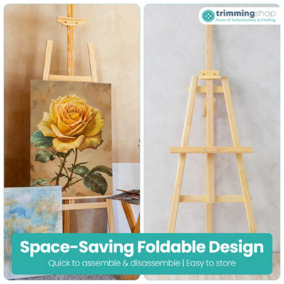 1.5m Adjustable A-Frame Studio Easel