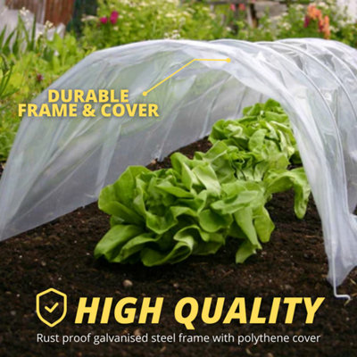 1.5m Poly Tunnel Cloche Mini Greenhouse - 9