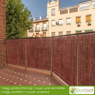 1.5m x 4m Screening Willow Fencing Natural Screening Roll Privacy Border Garden and Outdoor privacy Fence panel Long Pa