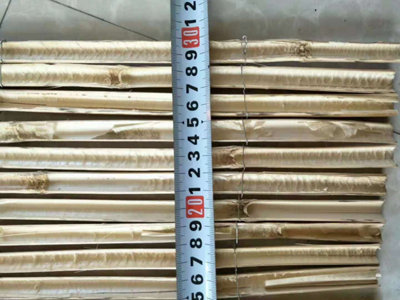 1.5m x 6m Split Natural Peeled Reed Screening Fencing Panel Bamboo Fence Roll Garden - 5