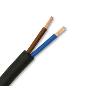 1.5mm x 2Core Rubber Cable Flex H07RN-F H07RNF For Heavy Duty Drills Tools Hoover   SOLD PER MTR
