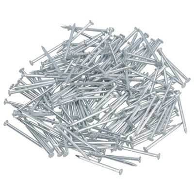 1.5mm x 30mm Round Headed Wire nails For Concrete Brick Wood 190pc Zinc ...