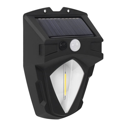 1.5W LED Solar PIR Sensor Wall Light, 3 Lighting Modes, Daylight