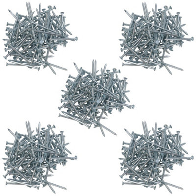 1.6mm x 30mm Round Headed Wire Nails Zinc Plated Timber Wood Building 500pk Price Comparisons | Compare The Build