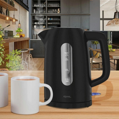 Stainless Steel Electric Kettle 1.7L - Fast Boiling With Auto Shut-Off & Boil-Dry Protection
