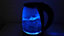 1.7L Illuminated Glass Kettle 360 Cordless Electric Blue Illuminating Led Light