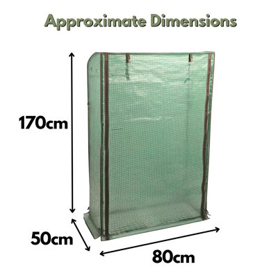 1.7m Garden Greenhouse PVC Replacement Cover