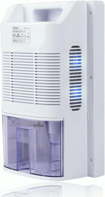 1.8L Small Quiet Dehumidifier - Dehumidifier with UV Air Purifier - With 24 Hour Timer & Digital Touch Screen - 5