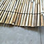 1.8m x 4m Split Natural Peeled Reed Screening Fencing Panel Bamboo Fence Roll Garden