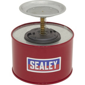1.9 Litre Plunger Can - One Handed Operation - Flammable Liquid Dispenser