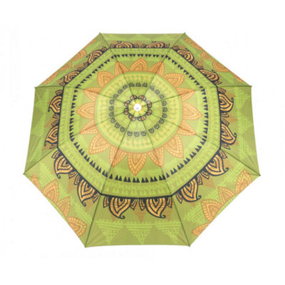 1.9M Garden Parasol Mandala Umbrella Tilt Outdoor Sunshade Canopy - Green