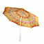 1.9M Garden Parasol Mandala Umbrella Tilt Outdoor Sunshade Canopy - Orange