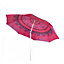 1.9M Garden Parasol Mandala Umbrella Tilt Outdoor Sunshade Canopy - Red