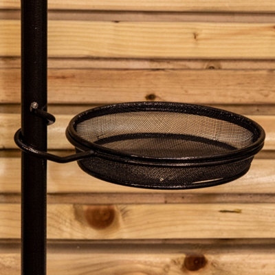 1.9m Hammertone Metal Wild Bird Garden Feeding Station - 5
