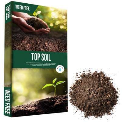 1 Bag (35 Litres) Garden Top Soil With Essential Nutrients General Garden Use Ideal For Planting