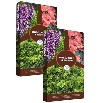 1 Bag (60 Litre) Rose Tree & Shrub Compost For Small & Large Plants Gardening Compost - 3
