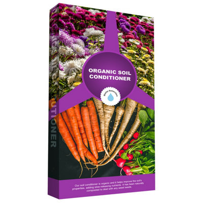 1 Bag (60 Litres) Organic Garden Soil Conditioner Compost Soil Bags Ideal For Planting