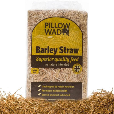 1 Bag Of Soft Highly Absorbent 2kg Barley Straw Bedding Traps Heat & Keeps Pets & Animals Warm
