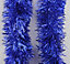 1 Blue Tinsel Christmas Decorations Tree 9cmx2m