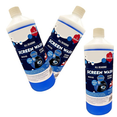 1 Bottle Of 1 Litre All Seasons Vehicle Screen Wash Effective Down To -5 Degrees