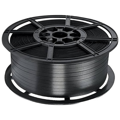 1 Coil Banding & Warehouse Pallet Strapping 12mm Wide 1000m Per Coil 310kg Brake