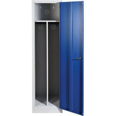 1 Door Clean/Dirty Locker - Blue Door - HxWxD 1800x450x450mm