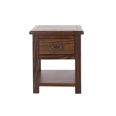 1 drawer bedside rich dark brown lacquer finish — free download