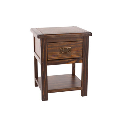 1 drawer bedside rich dark brown lacquer finish — free download