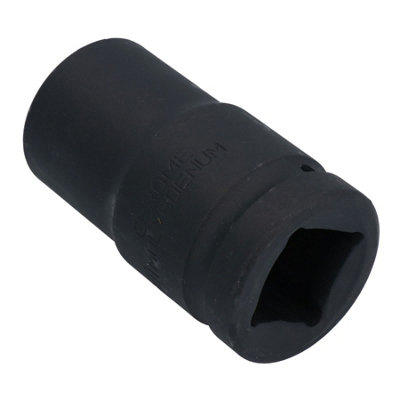 1" Drive 27mm Double Deep Impact Impacted Socket 6 Sided Single Hex HGV