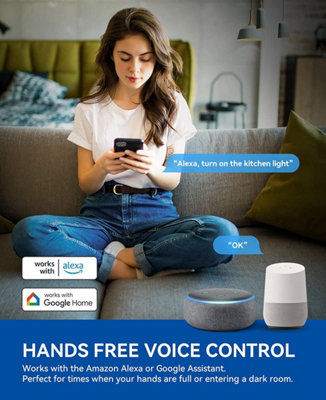 1-Gang 2-Way WIFI Smart DIMMER compatible with Alexa - 5
