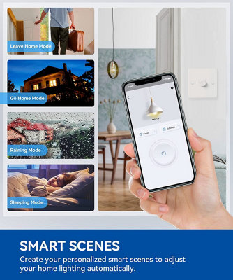1-Gang 2-Way WIFI Smart DIMMER compatible with Alexa - 6