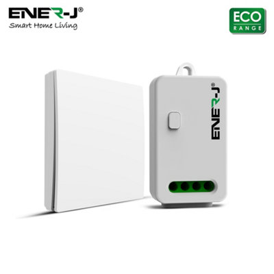 1 Gang Wireless Kinetic Switch + 500W RF+WIFI Non Dimmable Receiver in a pack