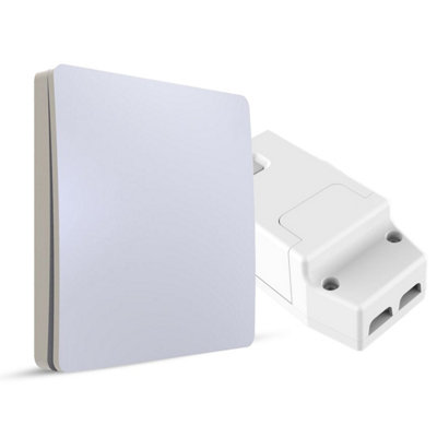 1 Gang Wireless Kinetic Switch (white body) + 100W RF + Dimmable Receiver Price Comparisons | Compare The Build