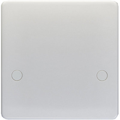 1 Gangle Single 45A Flex Outlet WHITE PLASTIC Cooker Oven Appliance Wall Plate