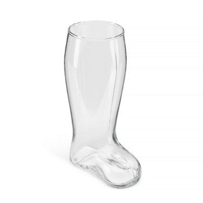 1 Litre Glass Boot in Gift Box