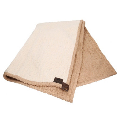 1 Medium Dog Micro Sherpa Pet Throw Blanket Comfortable Soft Pet Throw