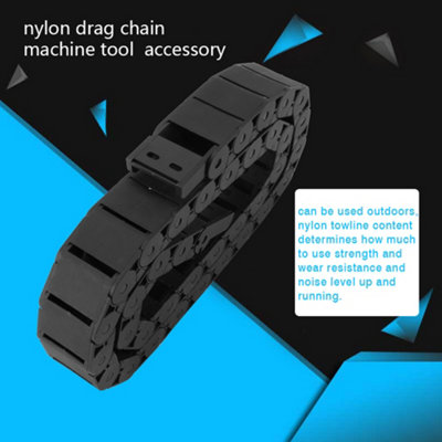 1 Meter Nylon Wire Cable Carrier Drag Chain Engraving Machine Accessory ...