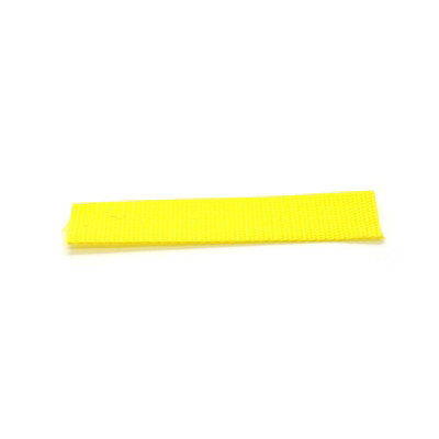 1 metre of 20 mm / 0.78 in Yellow (111) Heavy Duty Polypropylene Webbing Strap Tape for Backpacks, Luggage Strapping, Belts