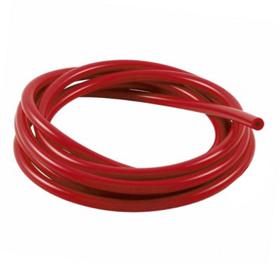 1 Metre Red Silicone Vacuum Hose / Turbo Rubber Tube Air Water Pipe 3mm