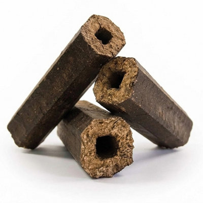 1 Pack (12 Logs) Shimada Heat Logs High Energy Wood Fuel Briquettes ...