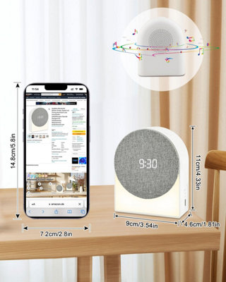 1 Pack Children's Bluetooth Digital Alarm Clock with Timer, Night Light ...