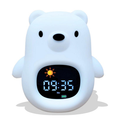 1 Pack Children's Educational Day Night Alarm Clock - Light and Musical ...