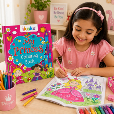1 Pack Kids My Princess Colouring Book Princess Ballet Fairy Tale ...