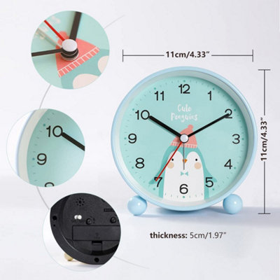 1 Pack Light-up alarm clock without ticking - Silent - Gift for ...