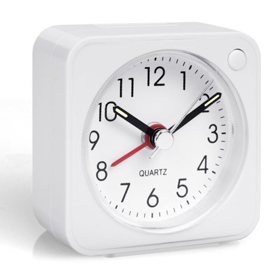 1 Pack Mini Alarm Clocks, Battery Operated Children's Clock with Snooze ...