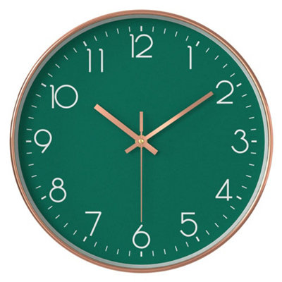1 Pack Modern children's wall clock - No ticking noise - 30 cm - Quartz ...