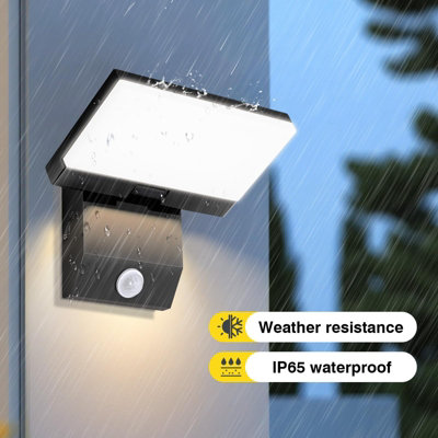 1 Piece Modern Outdoor Wall Light 360 Rotatable Neighbor Friendly 6000K ...